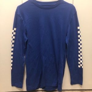 blue long sleeve shirt mens